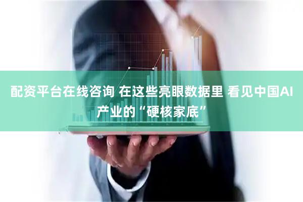 配资平台在线咨询 在这些亮眼数据里 看见中国AI产业的“硬核家底”